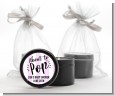 About To Pop Stripes - Baby Shower Black Candle Tin Favors thumbnail
