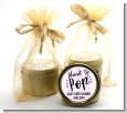 About To Pop Stripes - Baby Shower Gold Tin Candle Favors thumbnail