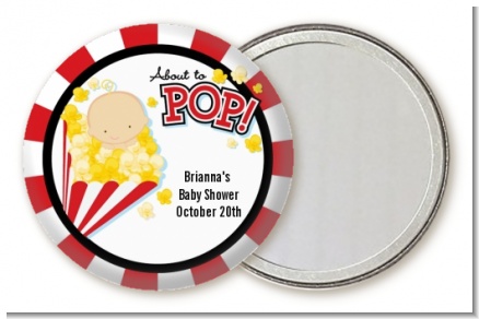 About To Pop ® - Personalized Baby Shower Pocket Mirror Favors