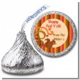 Acorn Harvest Fall Theme - Hershey Kiss Halloween Sticker Labels thumbnail