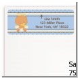 Angel Baby Boy Hispanic - Baptism / Christening Return Address Labels thumbnail