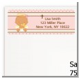 Angel Baby Girl Hispanic - Baptism / Christening Return Address Labels thumbnail