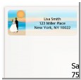 Beach Couple - Bridal Shower Return Address Labels thumbnail