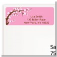 Cherry Blossom - Baby Shower Return Address Labels thumbnail