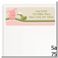 Elephant Baby Pink - Baby Shower Return Address Labels thumbnail