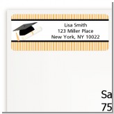 Graduation Cap - Graduation Party Return Address Labels