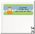 Pumpkin Baby Caucasian - Baby Shower Return Address Labels thumbnail