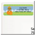 Pumpkin Baby African American - Baby Shower Return Address Labels thumbnail