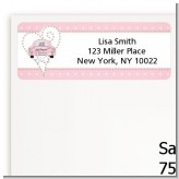 Just Married - Bridal Shower Return Address Labels