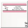 Martini Glasses - Bridal Shower Return Address Labels thumbnail