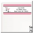 Martini Glasses - Bridal Shower Return Address Labels thumbnail