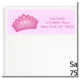 Princess Crown - Baby Shower Return Address Labels thumbnail