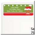 Christmas Baby African American - Baby Shower Return Address Labels thumbnail