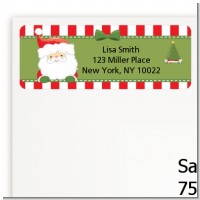 Santa Claus - Christmas Return Address Labels