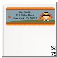 Little Turkey Boy - Baby Shower Return Address Labels thumbnail