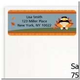 Little Turkey Boy - Baby Shower Return Address Labels