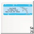 Dolphin - Birthday Party Return Address Labels thumbnail