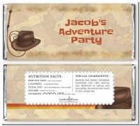 Adventure - Personalized Birthday Party Candy Bar Wrappers