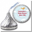 Airplane in the Clouds - Hershey Kiss Birthday Party Sticker Labels thumbnail
