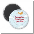 Airplane in the Clouds - Personalized Birthday Party Magnet Favors thumbnail