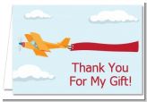 Airplane in the Clouds - Baby Shower Thank You Cards