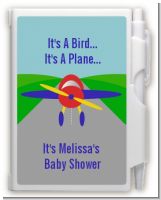 Airplane - Baby Shower Personalized Notebook Favor