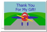 Airplane - Birthday Party Thank You Cards