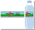 Airplane - Personalized Baby Shower Water Bottle Labels thumbnail