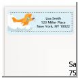 Airplane in the Clouds - Birthday Party Return Address Labels thumbnail
