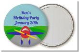 Airplane - Personalized Birthday Party Pocket Mirror Favors