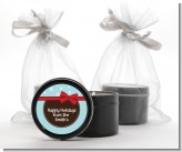 All Wrapped Up Gifts - Christmas Black Candle Tin Favors