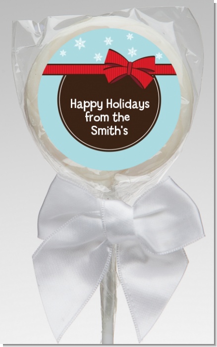 All Wrapped Up Gifts - Personalized Christmas Lollipop Favors