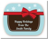 All Wrapped Up Gifts - Personalized Christmas Rounded Corner Stickers