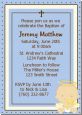 Angel Baby Boy Caucasian - Baptism / Christening Invitations thumbnail