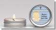 Angel Baby Boy Caucasian - Baptism / Christening Candle Favors thumbnail