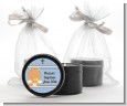 Angel Baby Boy Hispanic - Baptism / Christening Black Candle Tin Favors thumbnail