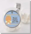 Angel Baby Boy Hispanic - Personalized Baptism / Christening Candy Jar thumbnail