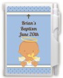 Angel Baby Boy Hispanic - Baptism / Christening Personalized Notebook Favor thumbnail