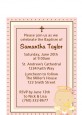 Angel Baby Girl Caucasian - Baptism / Christening Petite Invitations thumbnail