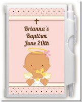 Angel Baby Girl Hispanic - Baptism / Christening Personalized Notebook Favor