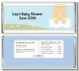 Angel in the Cloud Boy - Personalized Baby Shower Candy Bar Wrappers thumbnail