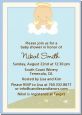Angel in the Cloud Boy - Baby Shower Invitations thumbnail