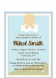 Angel in the Cloud Boy - Baby Shower Petite Invitations thumbnail