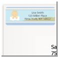 Angel in the Cloud Boy - Baby Shower Return Address Labels thumbnail