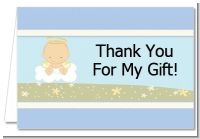 Angel in the Cloud Boy - Baby Shower Thank You Cards