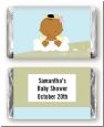 Angel in the Cloud Girl African American - Personalized Baby Shower Mini Candy Bar Wrappers thumbnail