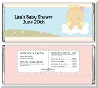 Angel in the Cloud Girl - Personalized Baby Shower Candy Bar Wrappers