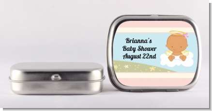 Angel in the Cloud Girl Hispanic - Personalized Baby Shower Mint Tins