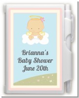 Angel in the Cloud Girl - Baby Shower Personalized Notebook Favor