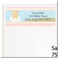 Angel in the Cloud Girl - Baby Shower Return Address Labels
